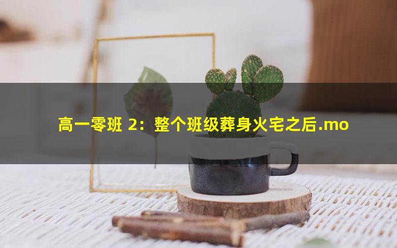 高一零班 2：整个班级葬身火宅之后.mobi